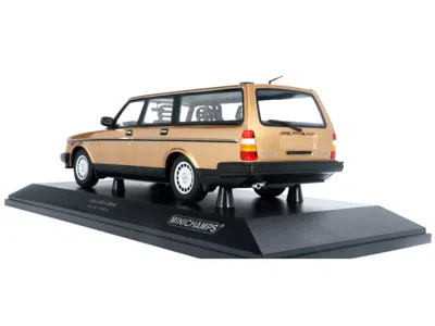 Minichamps 1986 Volvo 240 Gl Break Gold Metallic Limited Edition To 402 Pieces Worldwide 1/18 Diecast Model Car