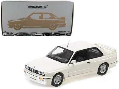Minichamps 1987 Bmw M3 Street White 1/18 Diecast Model Car By