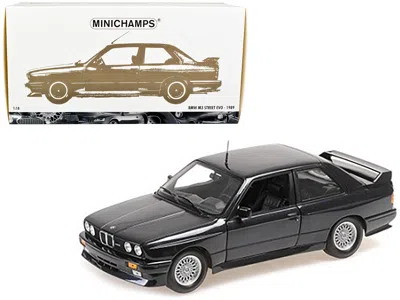 Minichamps 1989 Bmw M3 Street Evo Dark Blue Metallic 1/18 Diecast Model Car By