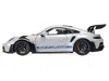 Minichamps 2022 Porsche 911 (992) Gt3 Rs "weissach Package" Gray Metallic With Blue Accents Limited Edition To