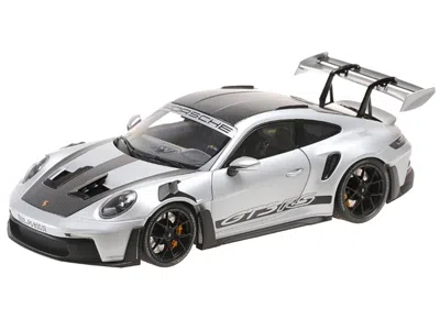 Minichamps 2023 Porsche 911 (992) Gt3 Rs "weissach Package" Silver Metallic Limited Edition To 333 Pieces World