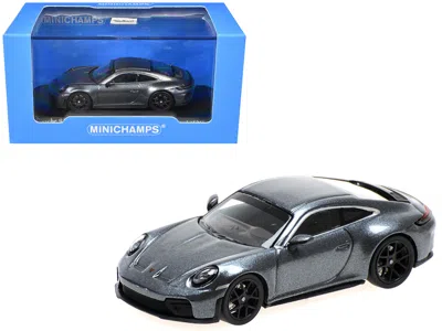Minichamps 2025 Porsche 911 (992.2) Gt3 Touring Gray Metallic Limited Edition To 240 Pieces Worldwide 1/64 Diec