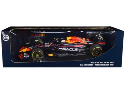 Minichamps Red Bull Racing Rb18 #1 Max Verstappen "oracle" Winner F1 Formula One "italian Gp" (2022) With Drive
