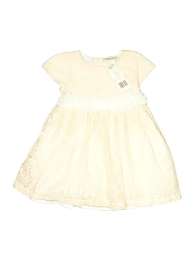 Pre-owned Miniclasix Kids' Dress In Ivory