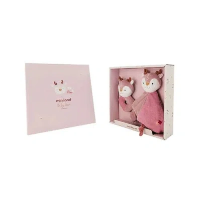 Miniland Kids'  Baby Deer Collection Gift Pack In Multi