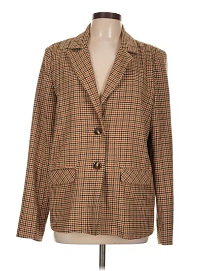 Pre-owned Minim La Blazer Jacket In Brown