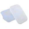 Minimal Collapsible Silicone Food Storage Container Set Of 6 - 660 ml - Clear