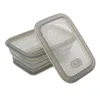 Minimal Collapsible Silicone Food Storage Container Set Of 6 - 660 ml - Grey