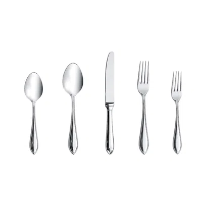 Minimal Essar 20-piece Flatware Set In Silver