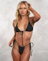 Minimale Animale Escape Brief Bikini Bottom In Black