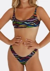 Minimale Animale Wall Street Brief Bikini Bottom In Animal Print