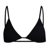 Minimale Animale Women's Lucid Bijou Bikini Top - Dark Seas Black In Black