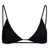 Minimale Animale Women's Lucid Bikini Top - Dark Seas Black In Black