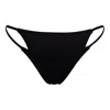 Minimale Animale Women's Ultra Brief Bikini Bottom - Dark Seas Black In Black