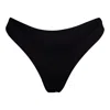 Minimale Animale Women's Wall Street Brief  Bikini Bottom - Dark Seas Black In Black