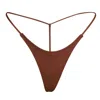 Minimale Animale Women's G Money Thong Bikini Bottom - Skinny Dip Brown In Brown