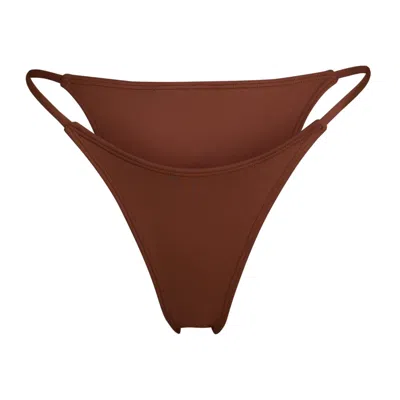 Minimale Animale Women's Ultra Brief Bikini Bottom - Skinny Dip Brown