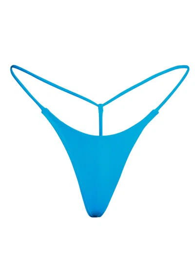 Minimale Animale Women's G Money Thong Bikini Bottom - Capri Blue
