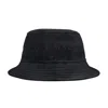 Minimale Animale Women's Hide & Seek Bucket Hat - Black With Black Logo