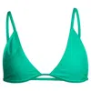 Minimale Animale Women's Mirage Bikini Top - Jungle Green In Green