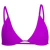 Minimale Animale Women's Pink / Purple Mirage Bikini Top - Uncut Gem Purple In Pink/purple