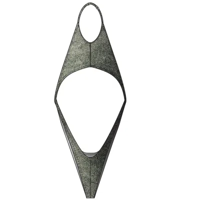 Minimale Animale Women's Ricci One Piece Swimsuit - Chrome Silver