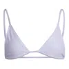 Minimale Animale Women's Lucid Bijou Bikini Top - Sunblock White In White