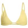 Minimale Animale Women's Yellow / Orange Mirage Bikini Top - Colada Yellow In Yellow/orange