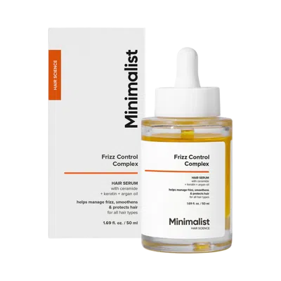 Minimalist Frizz Control Complex Hair Serum In Transparent