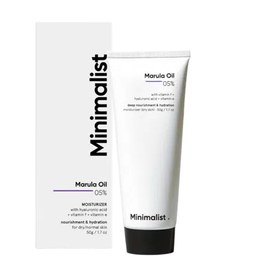 Minimalist Marula Oil 05% Face Moisturizer In Transparent
