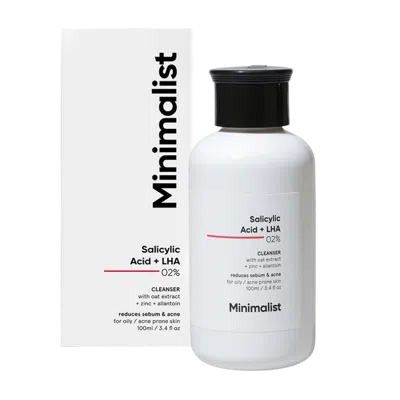 Minimalist Salicylic Acid + Lha 2% Cleanser