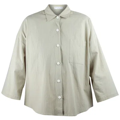 Minimalist The Label Neutrals Women's Drea Shirt Beige