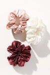 Minimalista The Hya Skinny Scrunchie Set In Pink