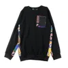 Minimarket Men's Crewneck Sweatshirt Black In Black