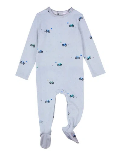 Minimoi Kids'  Baby And Toddler Boys Pointelle Footie In Blue