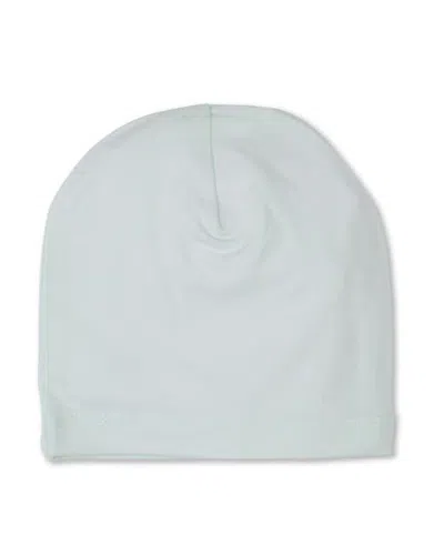 Minimoi Kids'  Baby Basic Fine-gauge Solid-color Beanie In Blue Frost