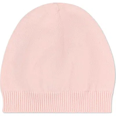 Minimoi Kids'  Baby Beanie With Chunky Rib Trim In Light Pink