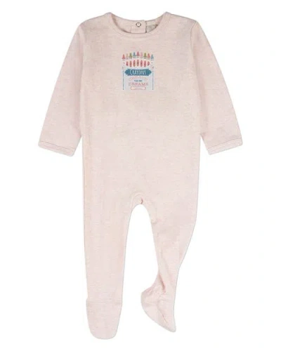 Minimoi Kids'  Baby Crayon Box Print Print In Pink