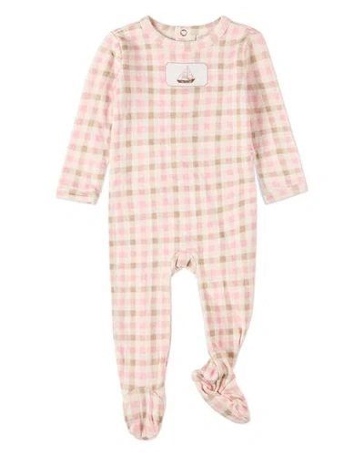 Minimoi Kids'  Baby Let Your Dreams Set Sail Pointelle Footie In Pink