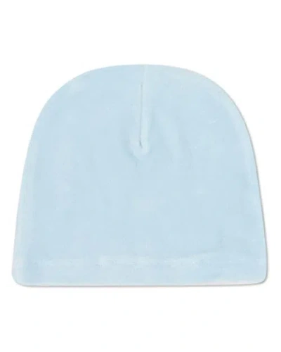 Minimoi Kids'  Baby Ultra-plush Velour Beanie In Blue