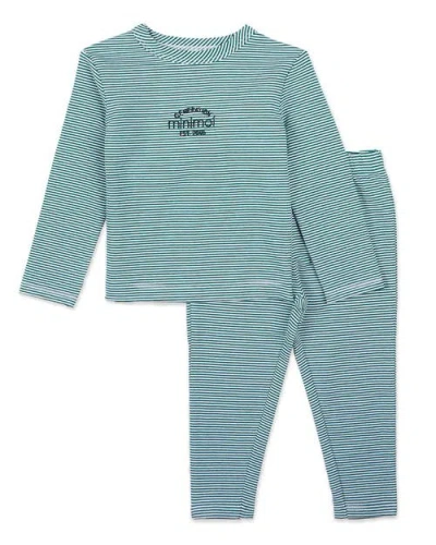 MINIMOI MINIMOI KID'S MINI-STRIPE GENERATION PAJAMA SET