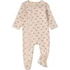 Minimoi Kids Cotton Rich Side-snap Footie In Multi