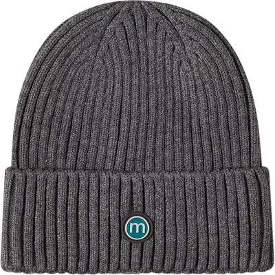 Minimoi Kids' Cozy Basic Ribbed Rayon-blend Knit Beanie (little Kid & Big Kid) In Med Gray Heather