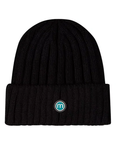 Minimoi Kids' Signature M-logo Cuffed Beanie (little Kid & Big Kid) In Black
