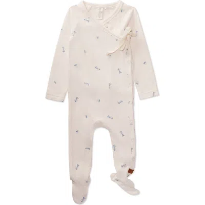 Minimoi Kids'  Lighthouse Pointelle Footie In Neutral