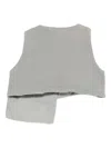 Minimu' Button-front Vest In Gray