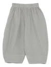 Minimu' Elasticated Balloon Trousers In Gray