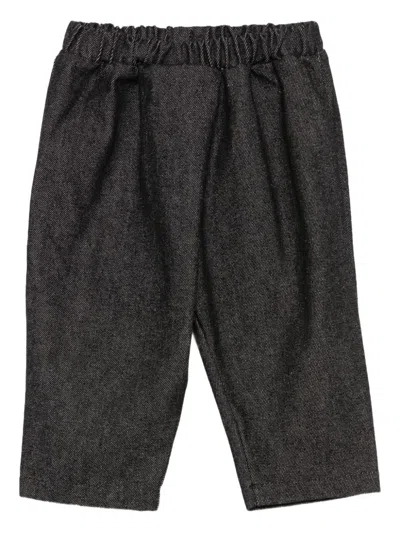 Minimu' Kids' Elasticated-waist Trousers In Black