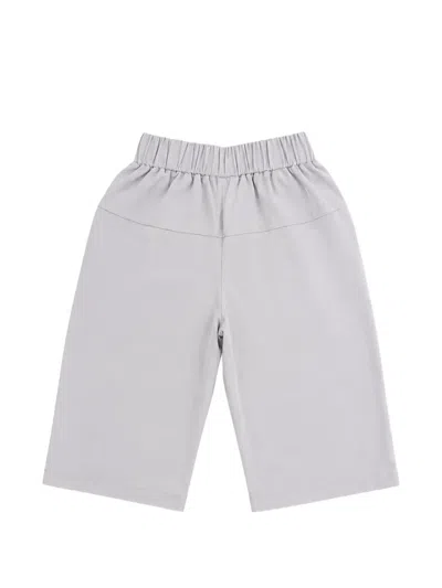 Minimu' Babies' Elasticated-waistband Cargo Pants In Gray
