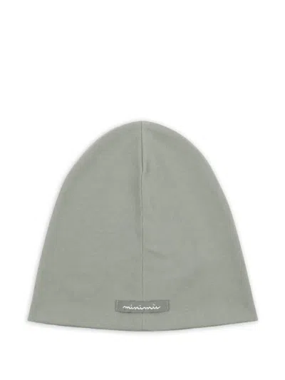 Minimu' Logo-patch Beanie Hat In Gray